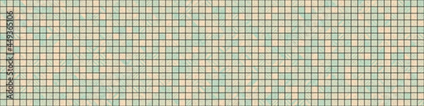 Fototapeta Abstract Geometric Pattern generative computational art illustration