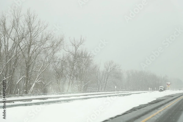 Obraz road in the snow