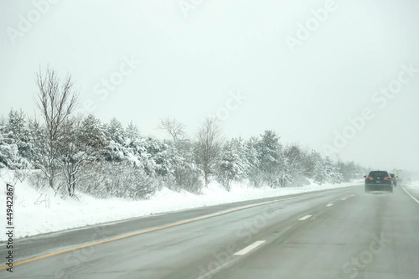 Obraz road in snow