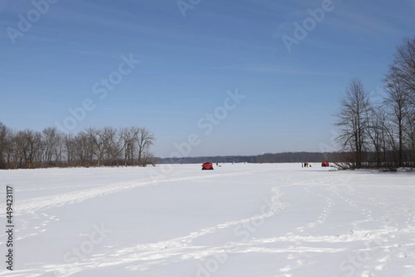 Obraz Snow Covered Lake