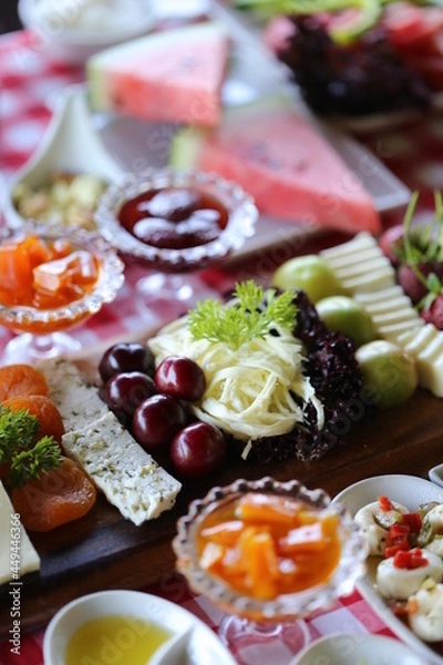 Obraz Turkish breakfast, brunch