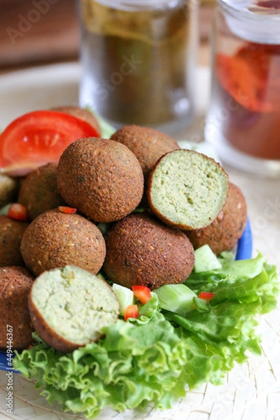 Obraz Home made falafel 