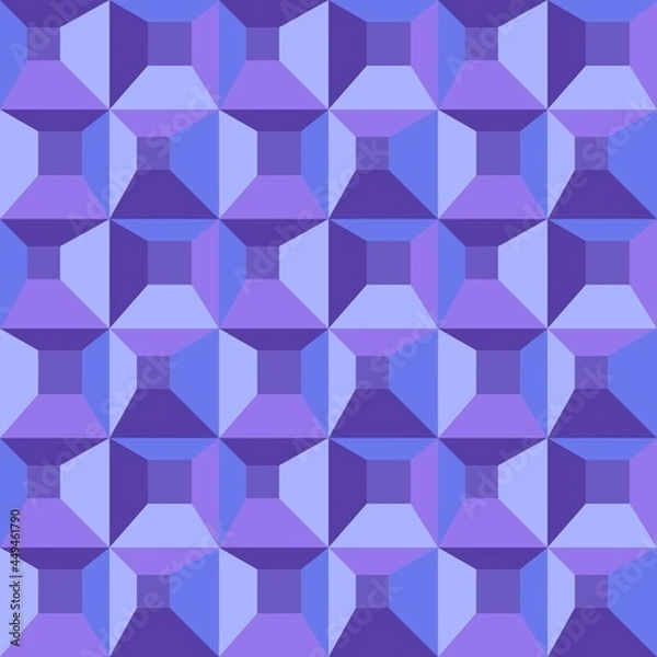 Fototapeta Geometric abstract seamless pattern - decorative accent for any surfaces.