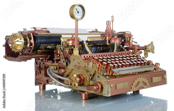 Obraz Steampunk Typewriter.