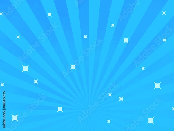 Obraz sunburst_blue_Glitter