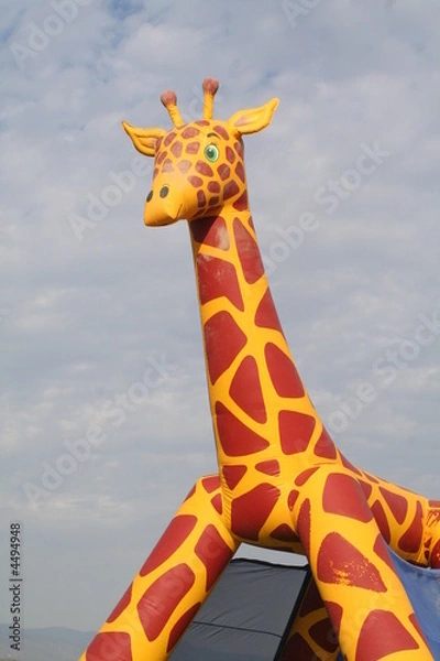 Fototapeta girafe gonflable