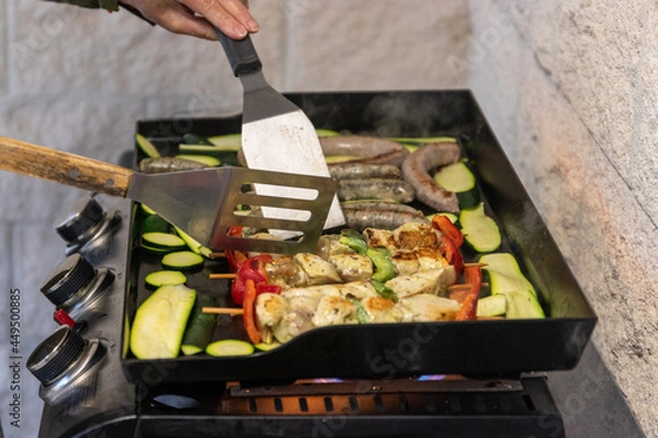 Obraz Grillades sur la plancha