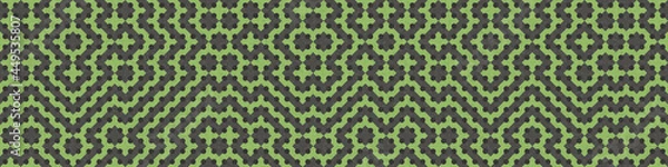 Fototapeta Abstract Geometric Pattern generative computational art illustration