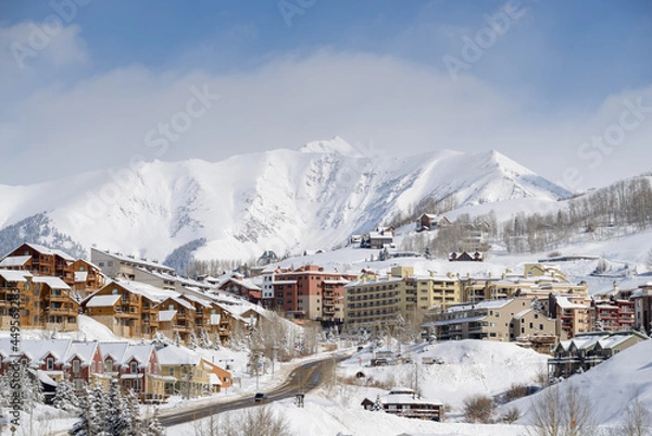 Obraz Mount Crested Butte in Winter
