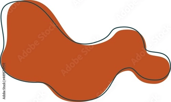 Obraz Liquid and Fluid Shape