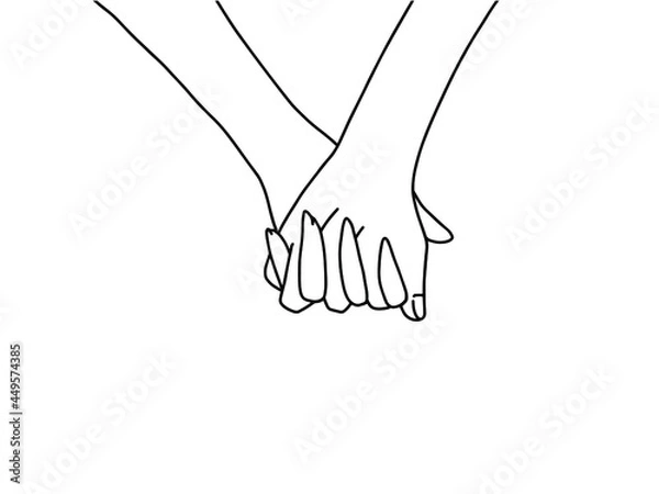 Obraz 恋人つなぎ