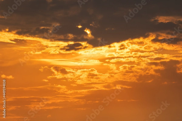 Obraz sunset in the sky