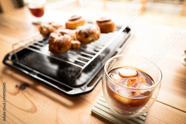 Fototapeta コーヒーとパン