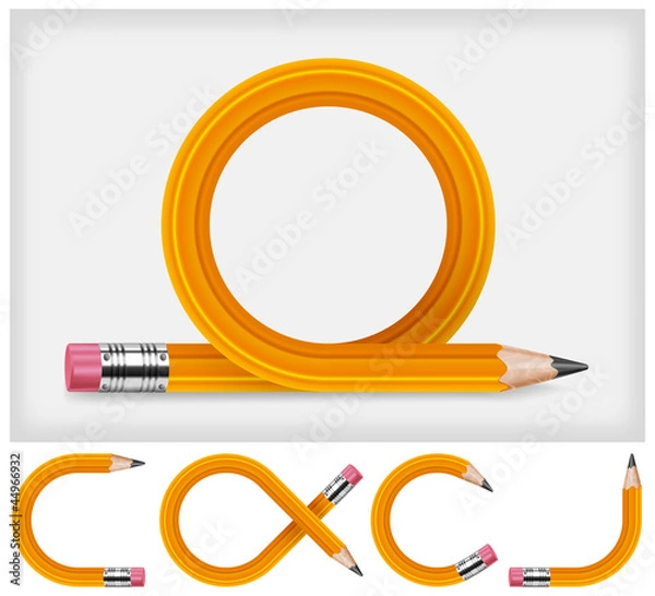 Fototapeta Transformed pencil