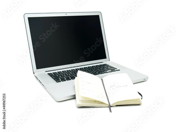 Obraz Laptop mit Kalender