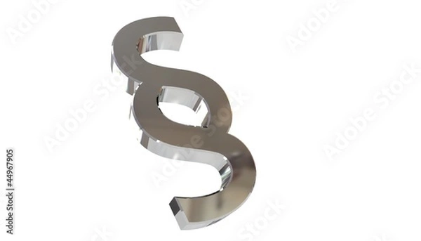 Obraz Prargrafenzeichen chrom