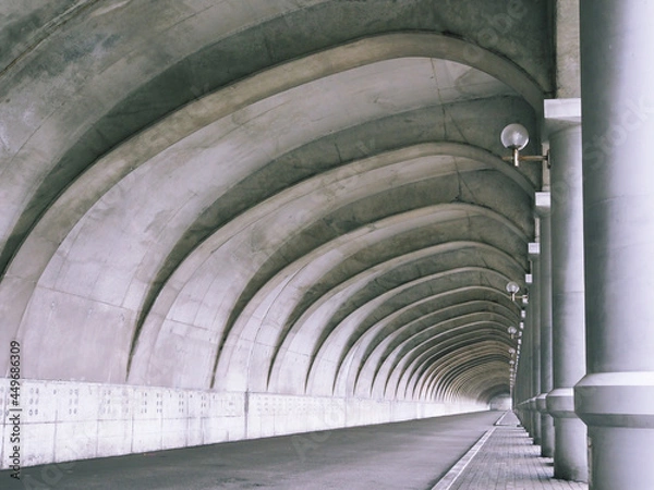 Obraz 稚内港北防波堤ドーム