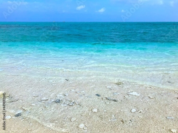 Fototapeta 沖縄 久米島 はての浜