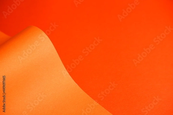 Fototapeta Orange background. Orange cardboard texture.