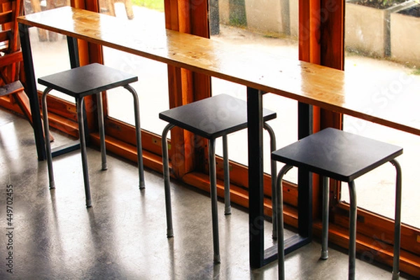 Obraz Coffee on grunge wooden background texture note