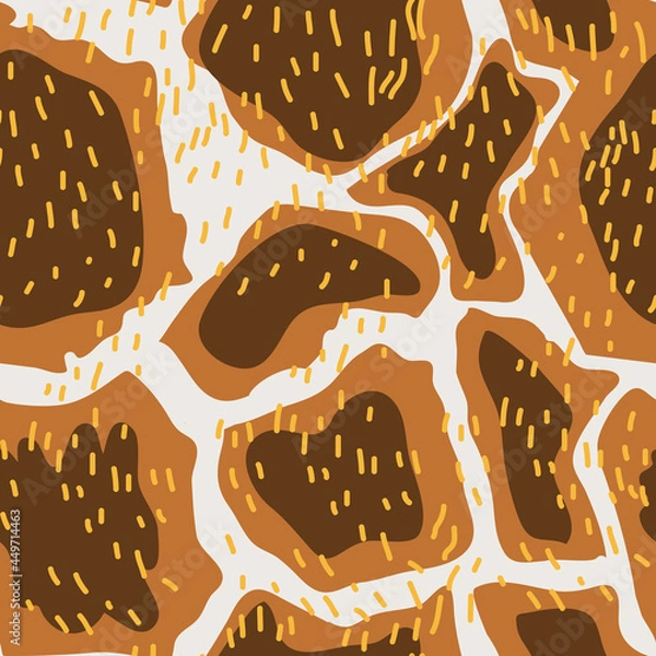 Fototapeta pattern with texture skin of giraffe