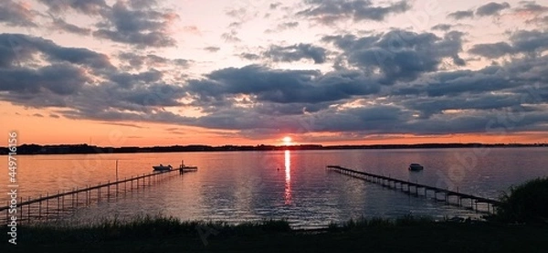 Obraz Piękny zachód słońca