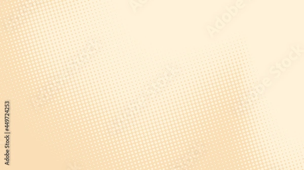 Obraz Abstract dots halftone brown color pattern gradient texture background.