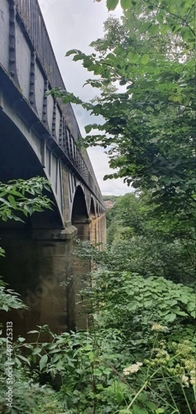 Obraz old bridge over river