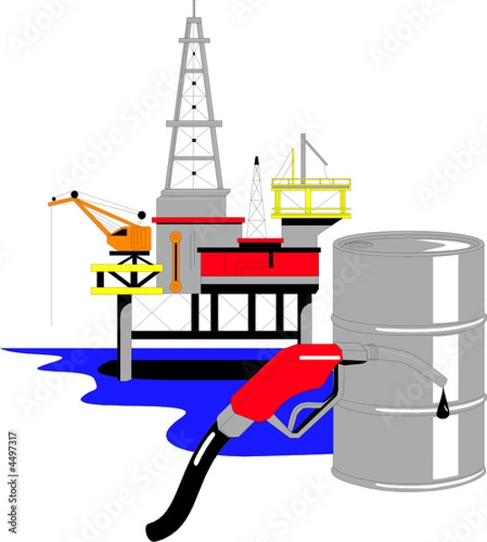 Obraz plateforme pétrolière