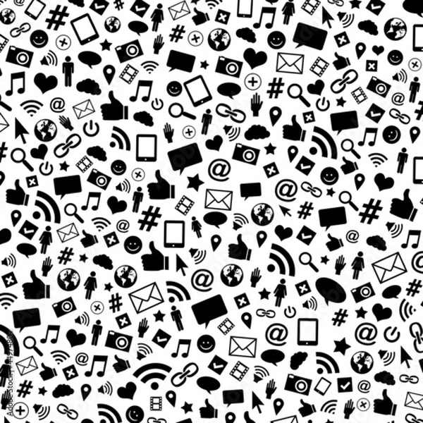 Fototapeta fond icones web