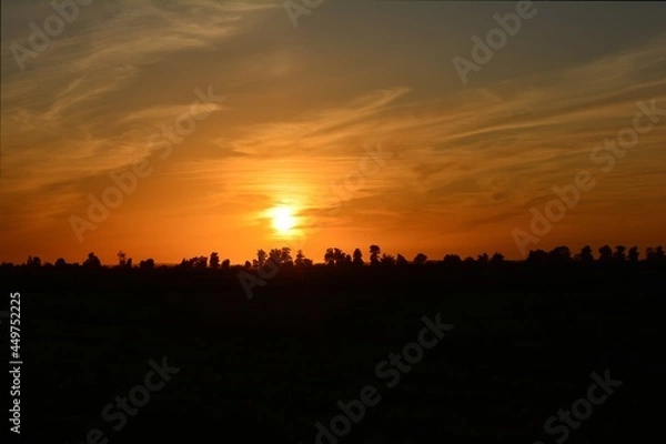 Obraz coucher de soleil