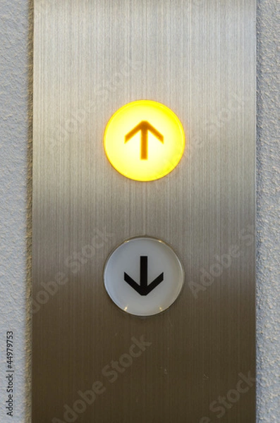 Obraz エレベーターのボタン