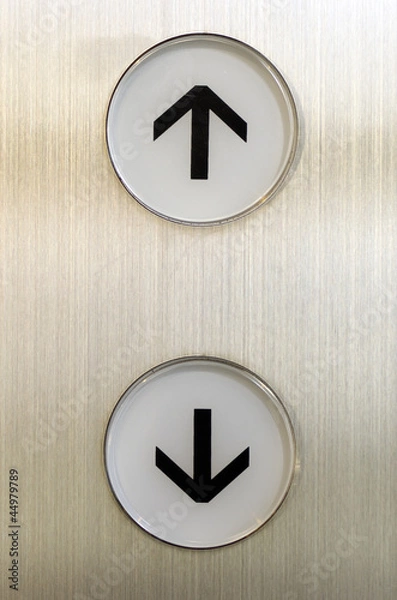 Obraz エレベーターのボタン