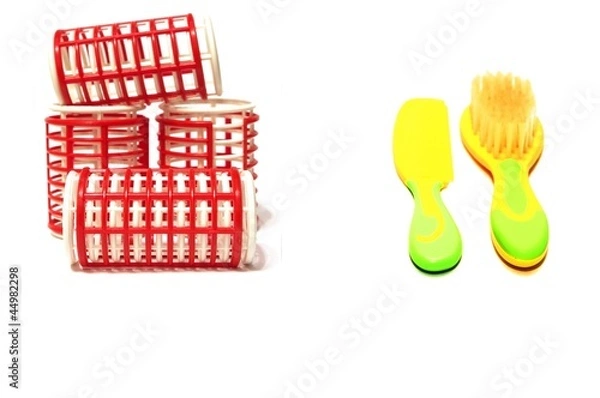 Obraz Curlers and combs