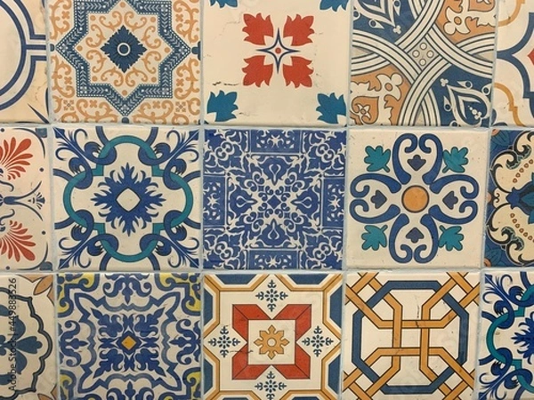 Obraz tiles pattern portuguese