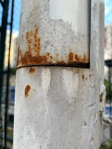 Obraz rusty metal gate