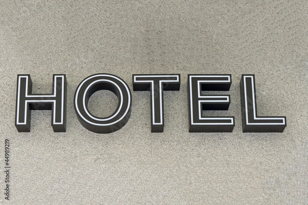 Obraz Hotel sign