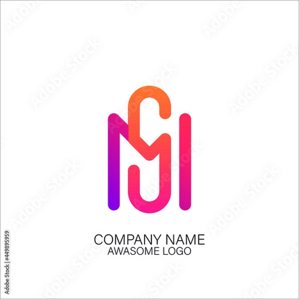 Obraz abstract logo design