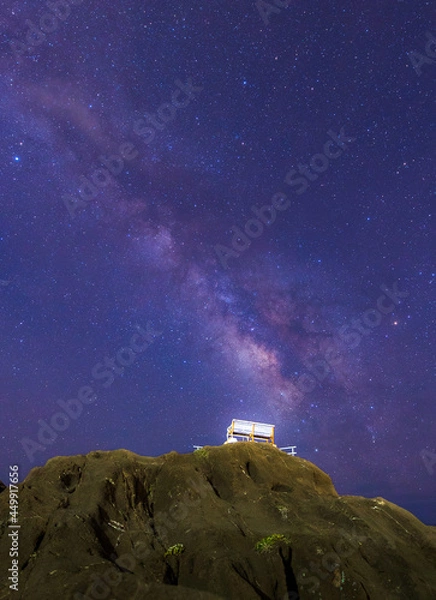 Obraz 星空ベンチ