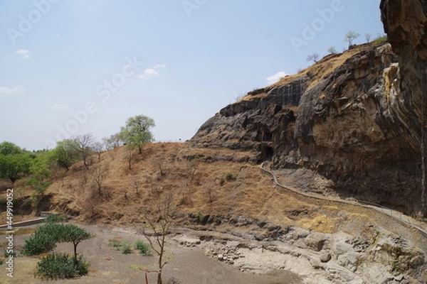 Obraz インド　世界遺産エローラ石窟群