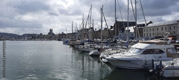 Obraz boats in the harbor