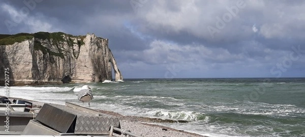 Obraz storm over the sea