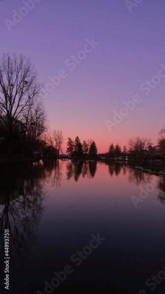 Obraz A Reflection over a Lake