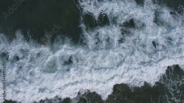 Obraz water flowing over rocks