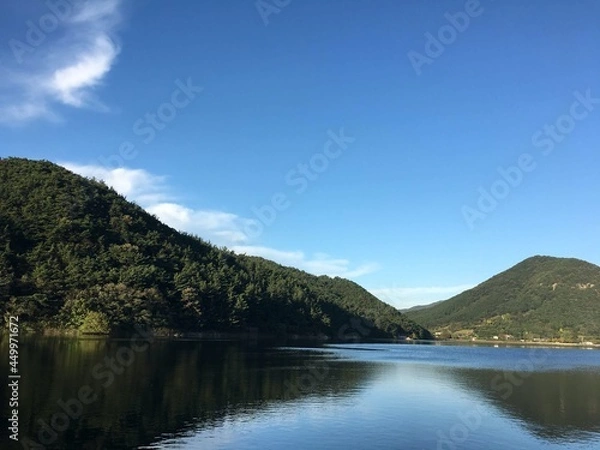 Obraz lake in the mountains