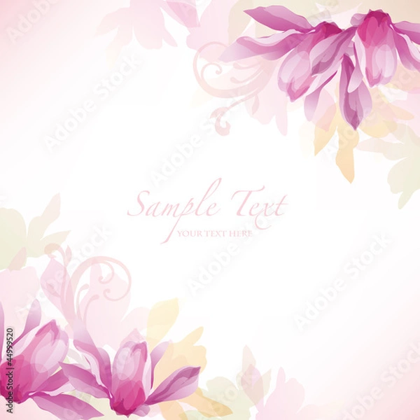 Obraz cyclamen background