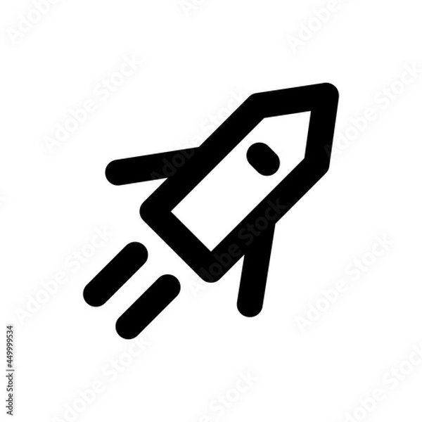 Fototapeta Rocket icon