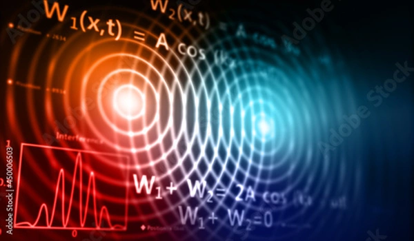 Fototapeta Two Points and Interference