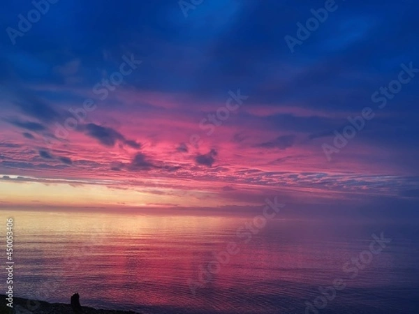 Obraz sunset over the sea