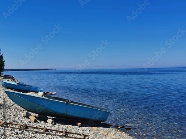 Obraz boat on the beach